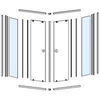 AQUALINE Sklo pro HLF808Y, pevná část NDHLF808Y-1