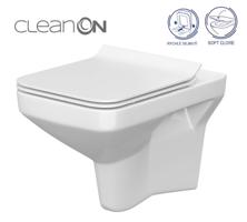 CERSANIT SET 742 ZÁVĚSNÁ WC MÍSA COMO CLEANON SE SEDÁTKEM DUR ANTI SOFTCLOSE K701-102