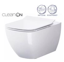 CERSANIT SET B245 závěsná mísa VIRGO CLEAN ON včetně dur. sedátka SLIM ŁW WO S701-427