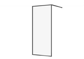 CERSANIT Sprchový kout WALK-IN LARGA ČERNÉ 90X200 TRANSPARENT SKLO S932-138