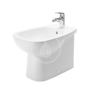 DURAVIT D-Code Stojící bidet, 360x560 mm, otvor pro baterii, bílá 22411000002