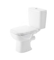 DURAVIT D-Code WC kombi mísa, zadní odpad, bílá 21110900002