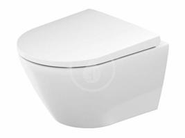 DURAVIT D-Neo Závěsné WC se sedátkem SoftClose, Rimless, bílá 45880900A1