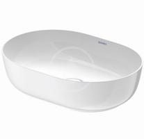 DURAVIT Luv Umyvadlo na desku, 500x350 mm, bez přepadu, WonderGliss, bílá 03795000001