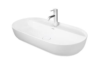 DURAVIT Luv Umyvadlo na desku, 800x400 mm, bez přepadu, s otvorem pro baterii, bílá 0380800000