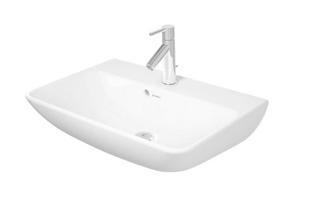 DURAVIT ME by Starck Umyvadlo 600x400 mm, s přepadem, s otvorem pro baterii, bílá 2343600000