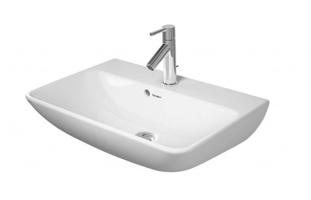 DURAVIT ME by Starck Umyvadlo 60x40 cm, s přepadem, s otvorem pro baterii, bílá 2343600000