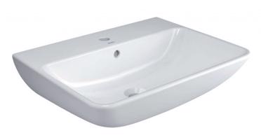 DURAVIT ME by Starck Umyvadlo 60x46 cm, s přepadem, s otvorem pro baterii, bílá 2335600000