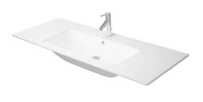 DURAVIT ME by Starck Umyvadlo nábytkové 1230x490 mm, s 1 otvorem pro baterii, alpská bílá 2336120000