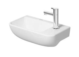 DURAVIT ME by Starck Umývátko 400x220 mm, bez přepadu, s otvorem pro baterii vpravo, bílá 0717400000