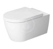 DURAVIT ME by Starck Závěsné WC, Rimless, s WonderGliss, bílá/matná bílá 25290926001