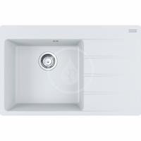 FRANKE Centro Fragranitový dřez CNG 611-78 TL/2, 780x500 mm, bílá-led 114.0637.512