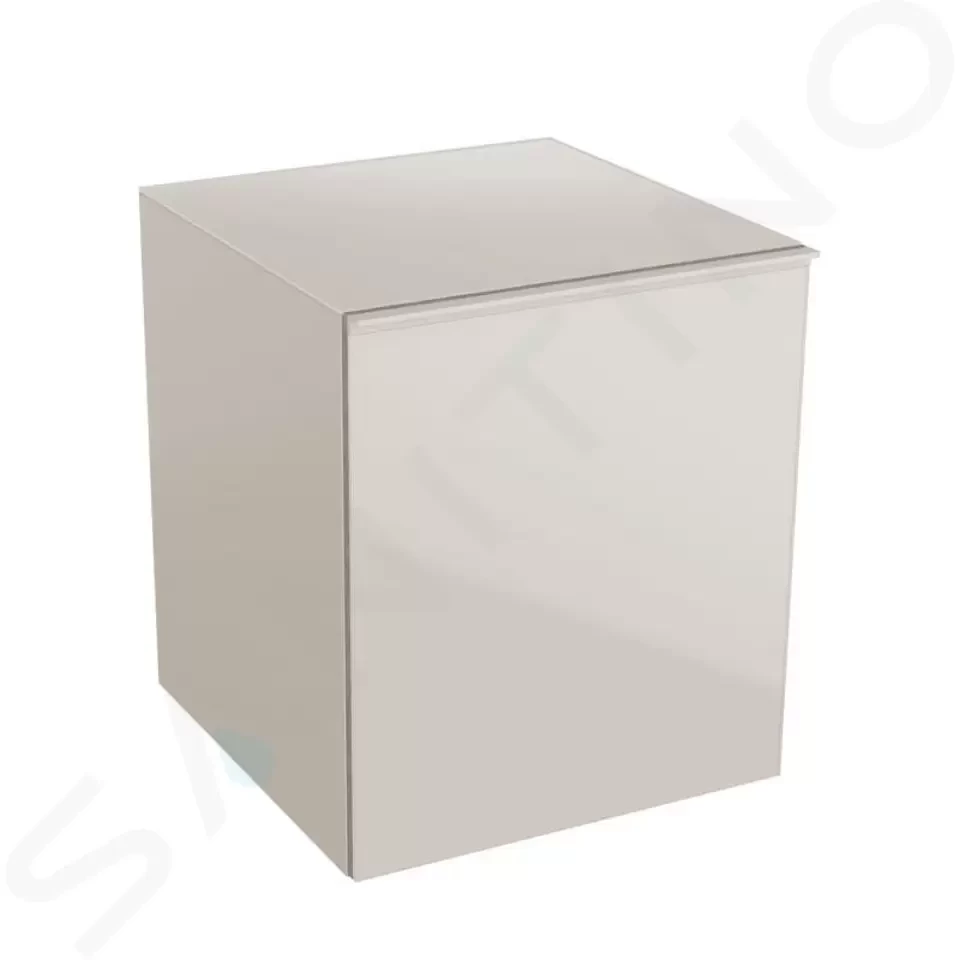 GEBERIT Acanto Boční skříňka 450x520 mm se zásuvkou, pískově šedá 500.618.JL.2