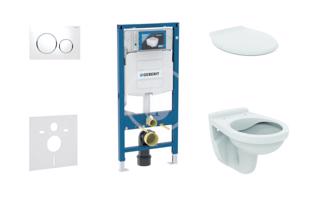 GEBERIT Duofix Set předstěnové instalace, klozet Alpha se sedátkem, tlačítko Sigma20, bílá/chrom 111.300.00.5 NR4