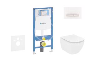 GEBERIT Duofix Set předstěnové instalace, klozetu a sedátka Ideal Standard Tesi, tlačítka Sigma50, Aquablade, SoftClose, alpská bílá 111.300.00.5 NU8