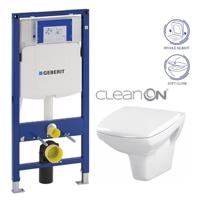 Geberit Duofix WC CERSANIT CARINA CLEANON + SEDÁTKO 111.300.00.5 CA2