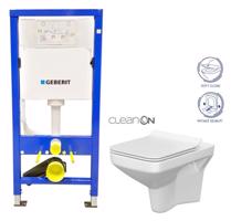 GEBERIT DuofixBasic bez tlačítka + WC CERSANIT CLEANON COMO + SEDÁTKO 458.103.00.1 X CO1