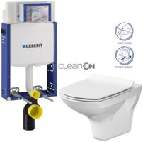 GEBERIT KOMBIFIX ECO, nádržka UP 320 bez tlačítka + WC CERSANIT CLEANON CARINA + SEDÁTKO 110.302.00.5 CA3