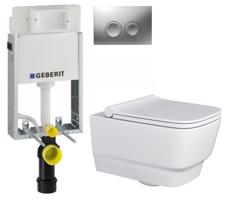 GEBERIT KOMBIFIXBasic vč. matného tlačítka DELTA 25 + WC MYJOYS MY2 + SEDÁTKO 110.100.00.1 21MA MY2