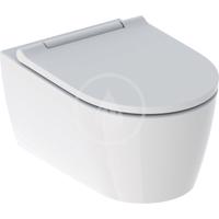 GEBERIT ONE Závěsné WC se sedátkem softclose, TurboFlush, KeraTect, bílá 500.201.01.1