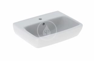 GEBERIT Selnova Square Umývátko 450x350 mm, s přepadem, otvor pro baterii, bílá 500.322.01.7