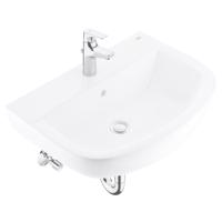 GROHE Bau Ceramic Set umyvadla 600 mm a baterie Start Flow s výpustí, alpská bílá/chrom 39472000