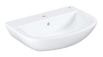 GROHE Bau Ceramic Umyvadlo 61x44 cm, s přepadem, 1 otvor pro baterii, alpská bílá 39421000