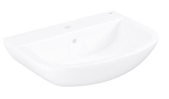 GROHE Bau Ceramic Umyvadlo 646x468 mm, s přepadem, 1 otvor pro baterii, alpská bílá 39420000