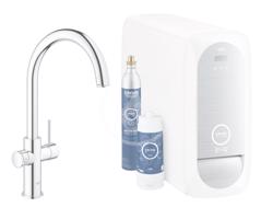 GROHE Blue Home Dřezová baterie s chladícím zařízením a filtrací, chrom 31455001