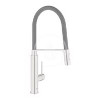 GROHE Concetto Dřezová baterie s flexibilním ramenem s přepínačem, supersteel 31491DC0