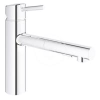 GROHE Concetto Dřezová baterie s výsuvnou sprškou, chrom 30273001