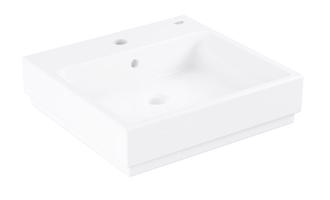 GROHE Cube Ceramic Umyvadlo s přepadem, 500x490 mm, PureGuard, alpská bílá 3947800H