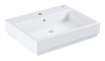 GROHE Cube Ceramic Umyvadlo s přepadem, 60x49 cm, PureGuard, alpská bílá 3947700H