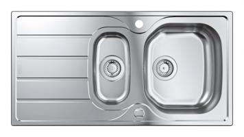 GROHE Dřezy Dřez K200, 97x50 cm, kartáčovaná nerez 31564SD1