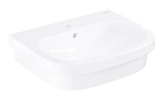 GROHE Euro Ceramic Umyvadlo s přepadem, 600x480 mm, alpská bílá 39337000