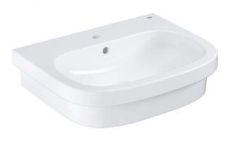 GROHE Euro Ceramic Umyvadlo s přepadem, 60x48 cm, alpská bílá 39337000