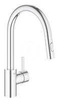 GROHE Eurosmart Cosmopolitan Dřezová baterie s výsuvnou sprškou, chrom 31481001