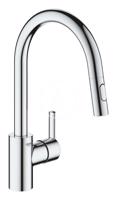 GROHE Feel Dřezová baterie s výsuvnou sprškou, chrom 31486001