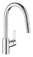 GROHE Get Dřezová baterie s výsuvnou sprškou, chrom 31484001