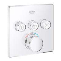 GROHE Grohtherm SmartControl Termostatická baterie pod omítku, 3 ventily, chrom 29126000