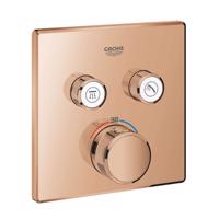 GROHE Grohtherm SmartControl Termostatická baterie pod omítku, pro 2 spotřebiče, Warm Sunset 29124DA0