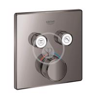 GROHE Grohtherm SmartControl Termostatická baterie pod omítku se 2 ventily, Hard Graphite 29124A00