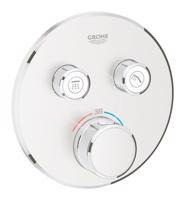 GROHE Grohtherm SmartControl Termostatická sprchová baterie pod omítku, 2 ventily, supersteel 29119DC0