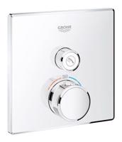 GROHE Grohtherm SmartControl Termostatická sprchová baterie pod omítku s 1 ventilem, chrom 29123000