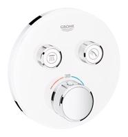 GROHE Grohtherm SmartControl Termostatická vanová baterie pod omítku se 2 ventily, měsíční bílá 29151LS0