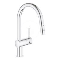 GROHE Minta Dřezová baterie s výsuvnou sprškou, chrom 32321002