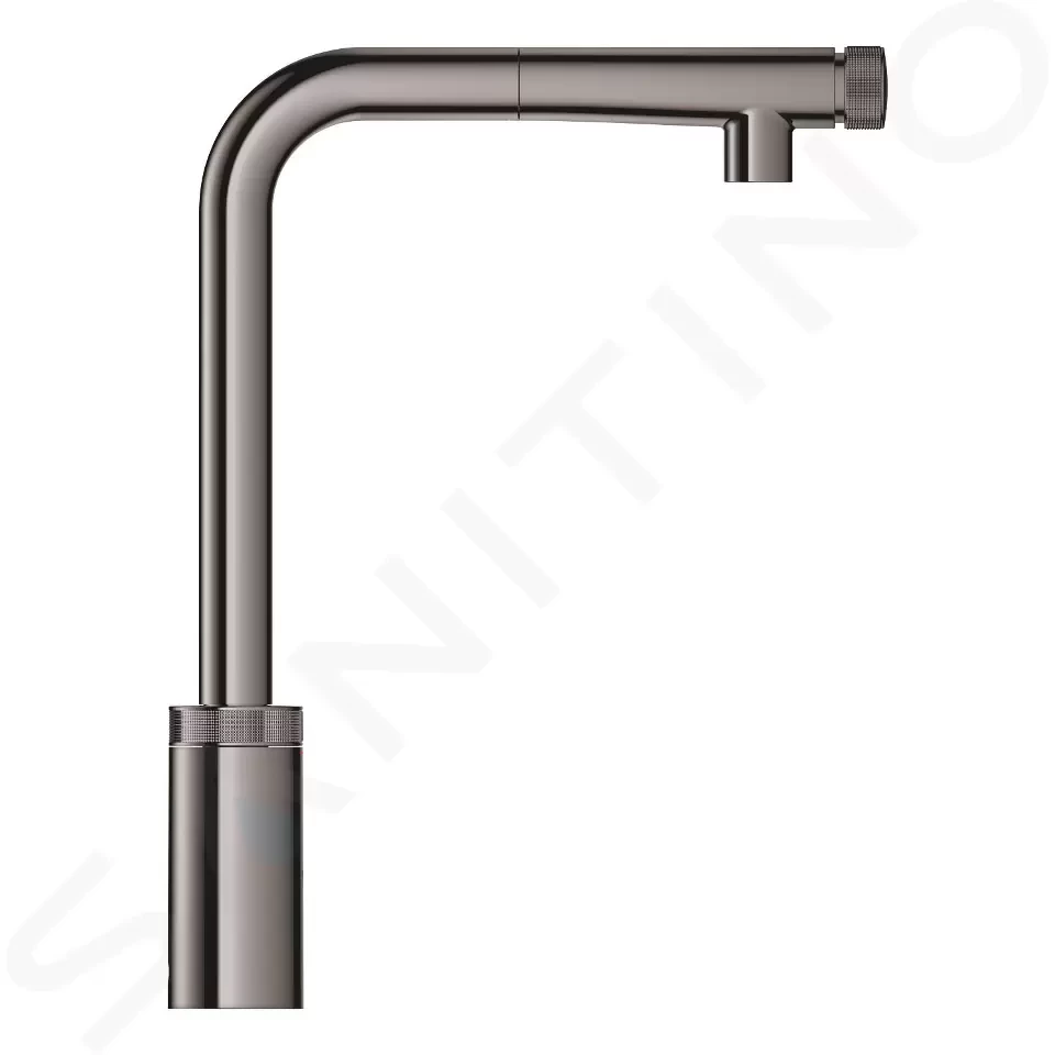 GROHE Minta SmartControl Dřezová baterie s výsuvnou koncovkou, SmartControl, Hard Graphite 31613A00