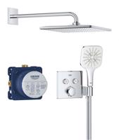 GROHE Precision SmartControl Sprchový set s termostatem pod omítku, 31x31 cm, 3 proudy, chrom 34876000