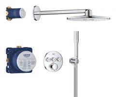 GROHE Precision SmartControl Sprchový set s termostatem pod omítku, průměr 31 cm, 2 proudy, chrom 34874000