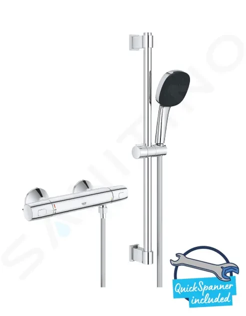 GROHE Precision Trend Sprchový set s termostatem, 3 proudy, chrom 34237003